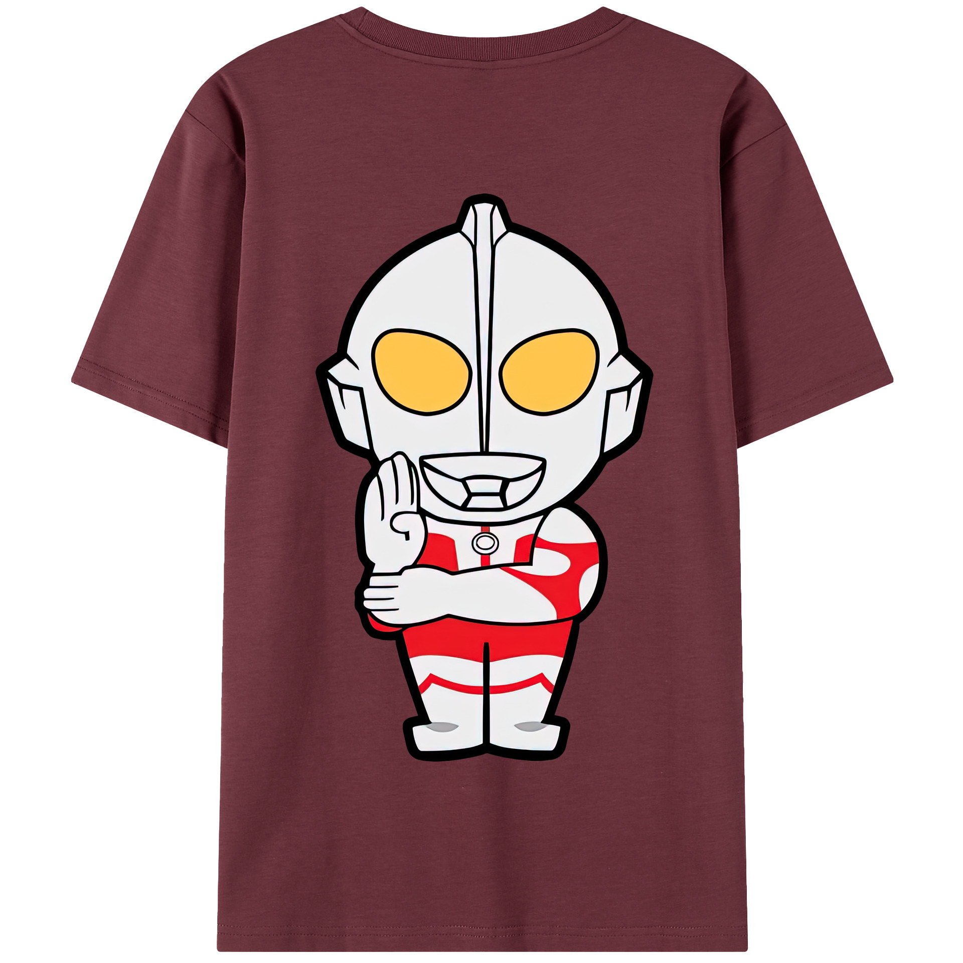 （画像用） ウルトラマン Ultraman 綿100％半袖Tシャツ（背面プリント）